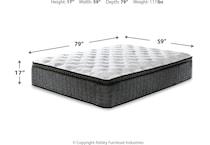 pinnacle eurotop with memory foam white mattress king   