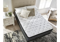 pinnacle eurotop with memory foam white mattress king   