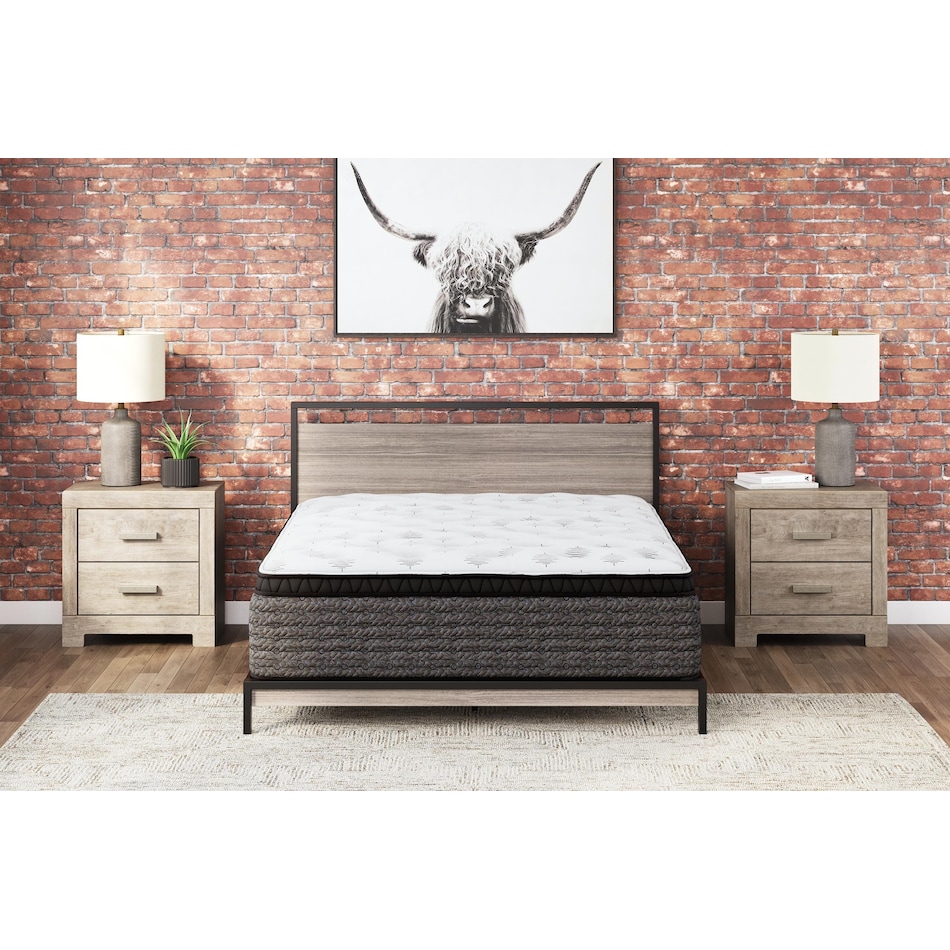 pinnacle eurotop with memory foam white mattress king   