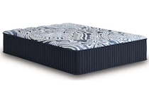 pinnacle firm luxe  blue mattress king   