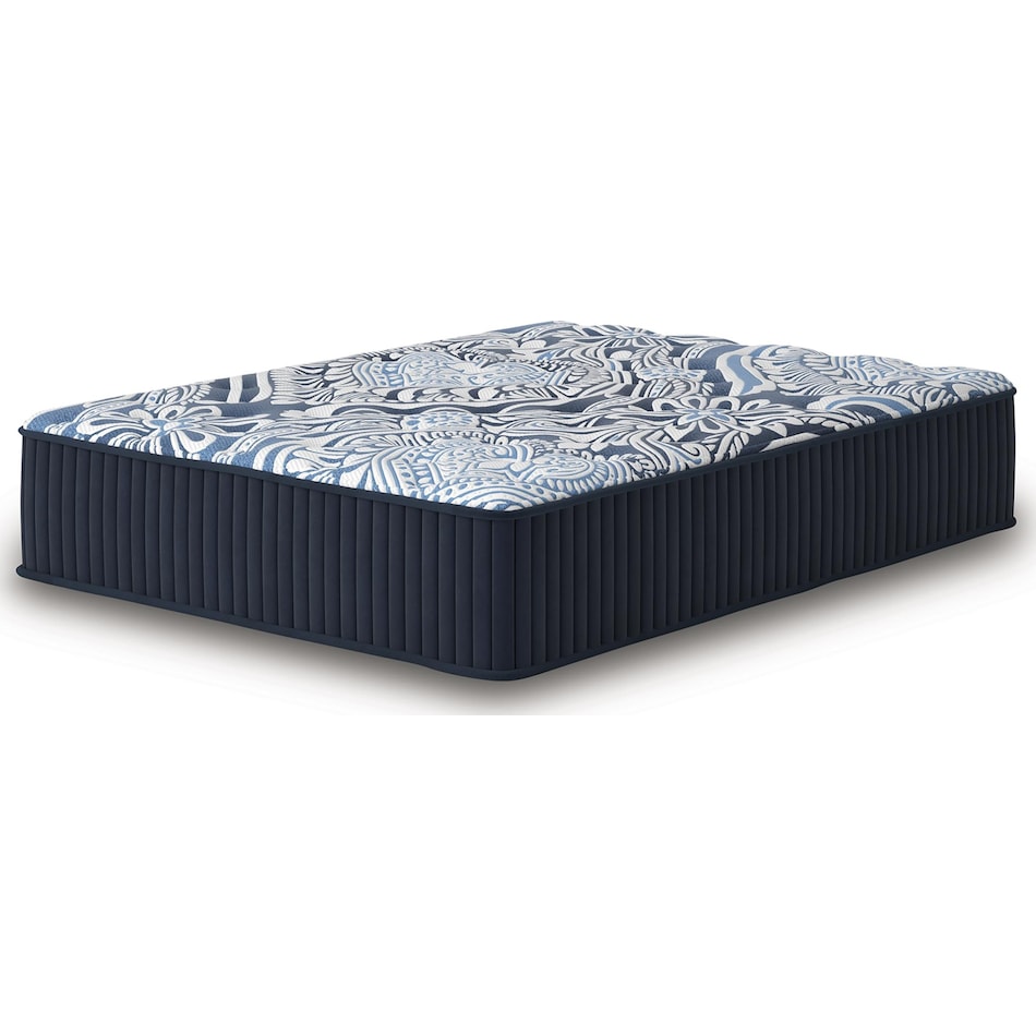 pinnacle firm luxe  blue mattress king   