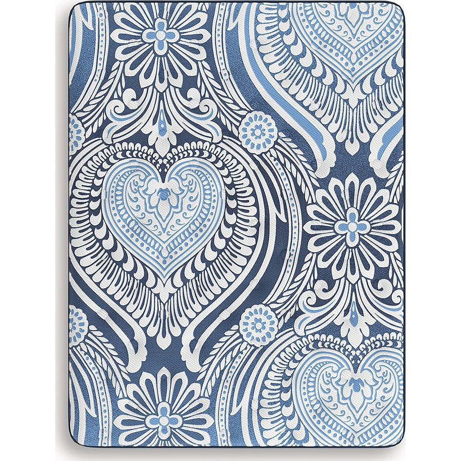 pinnacle firm luxe  blue mattress king   