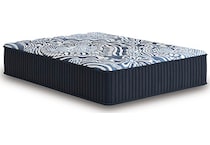 pinnacle firm luxe  blue mattress king   