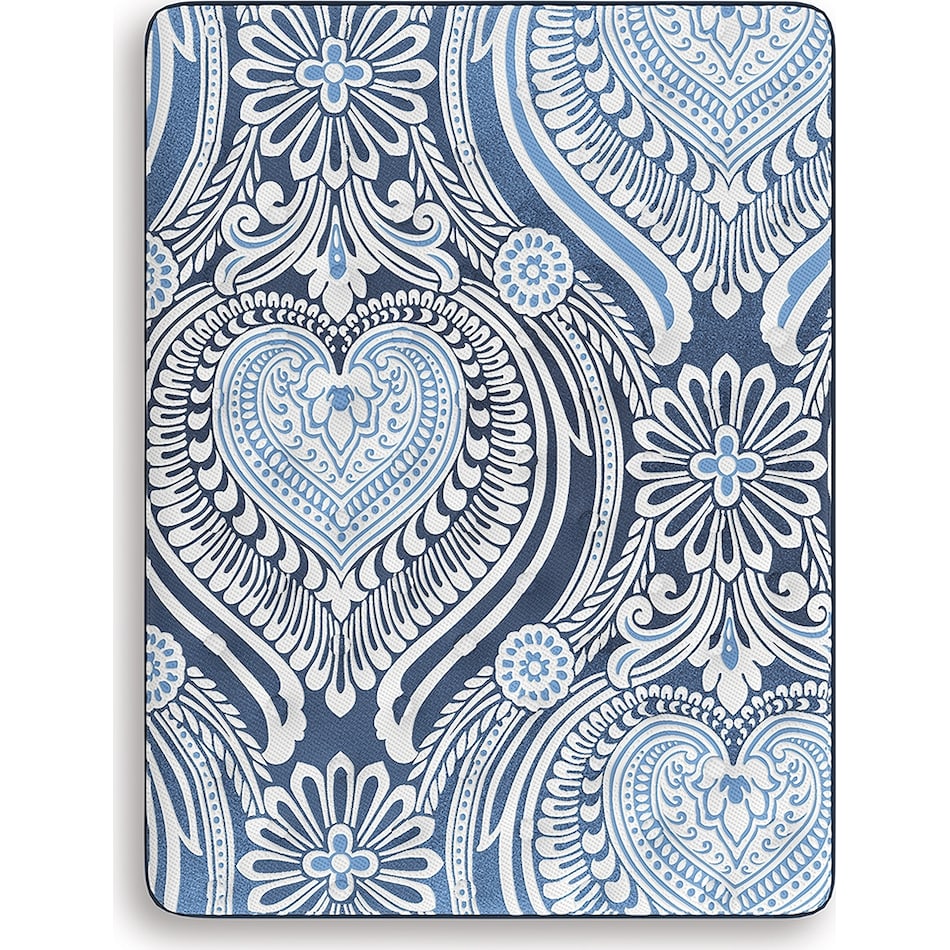 pinnacle firm luxe  blue mattress king   