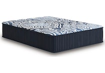 pinnacle firm luxe  blue mattress king   