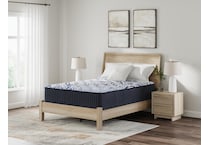 pinnacle firm luxe  blue mattress king   
