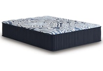 pinnacle firm luxe  blue mattress queen   