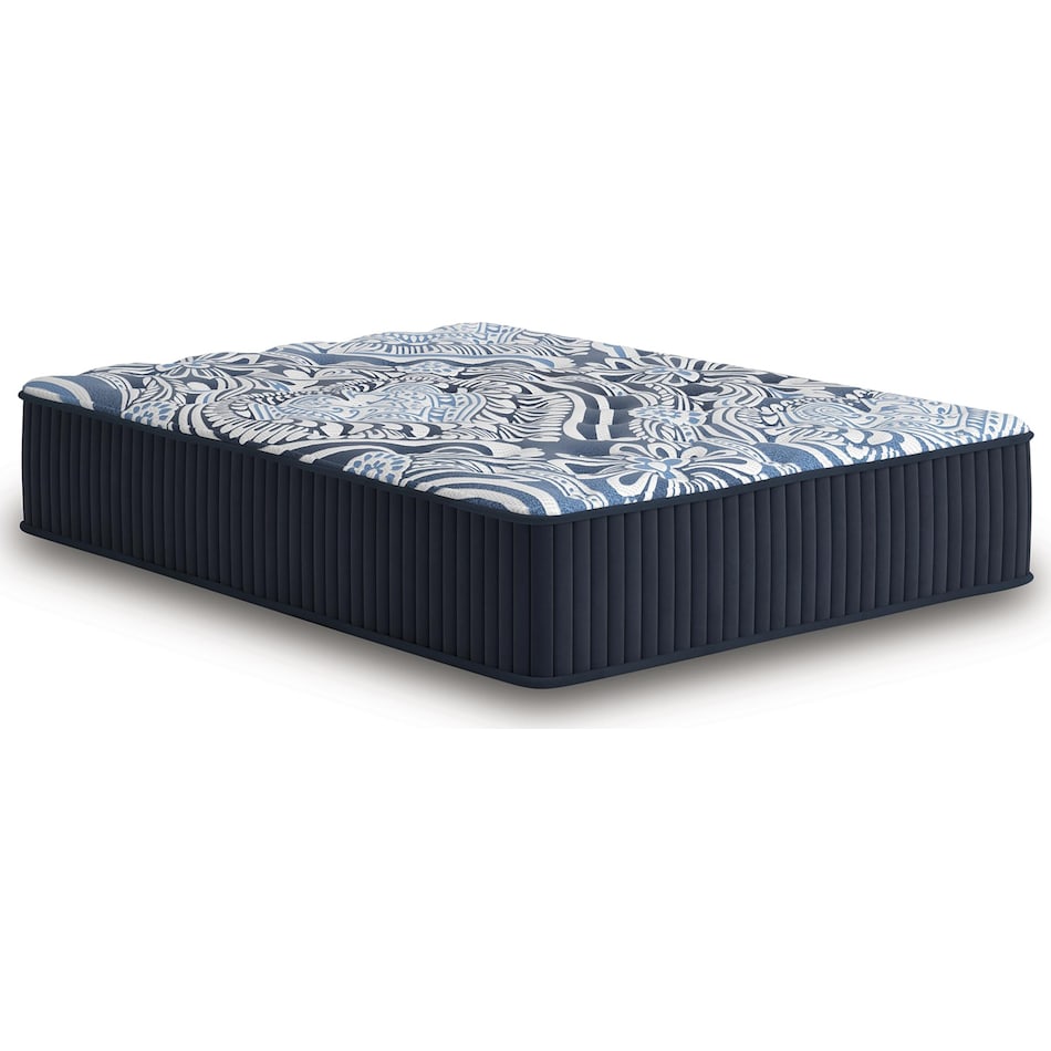 pinnacle firm luxe  blue mattress queen   