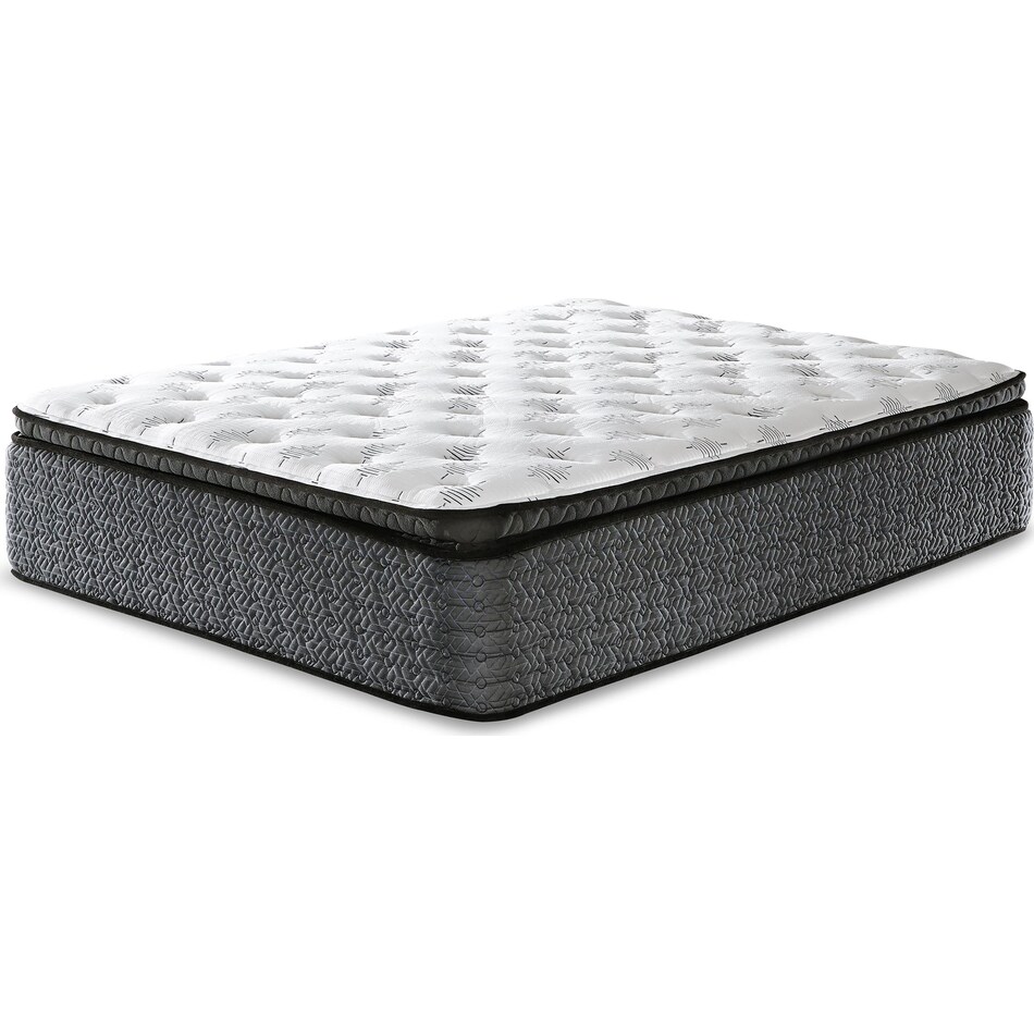 pinnacle pillowtop with latex white mattress king   
