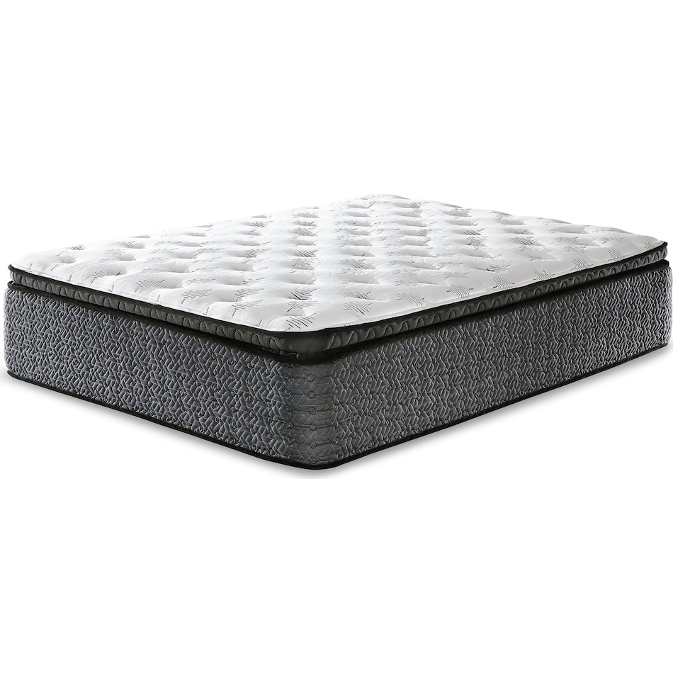pinnacle pillowtop with latex white mattress king   