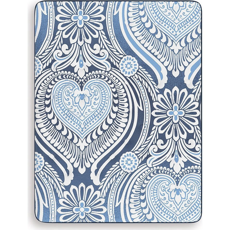 pinnacle plush luxe  blue mattress king   