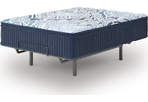 pinnacle plush luxe  blue mattress king   