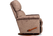 pinnacle brown swivel glider recliner   
