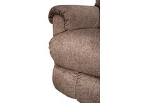pinnacle brown swivel glider recliner   