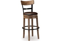 pinnadel light brown barstool   