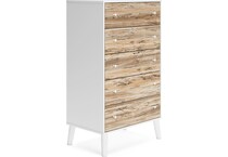 piperton two tone brown white chest   
