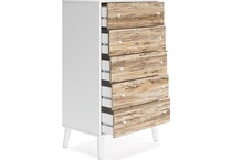 piperton two tone brown white chest   