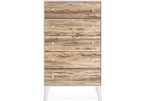 piperton two tone brown white chest   
