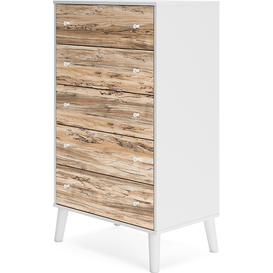 piperton two tone brown white chest   
