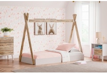 piperton white twin headboard   