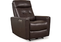 pisgham power leather wall recliner   