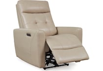 pisgham sand power leather wall recliner   