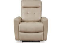 pisgham sand power leather wall recliner   