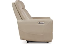 pisgham sand power leather wall recliner   