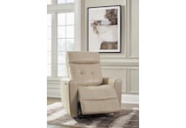 pisgham sand power leather wall recliner   