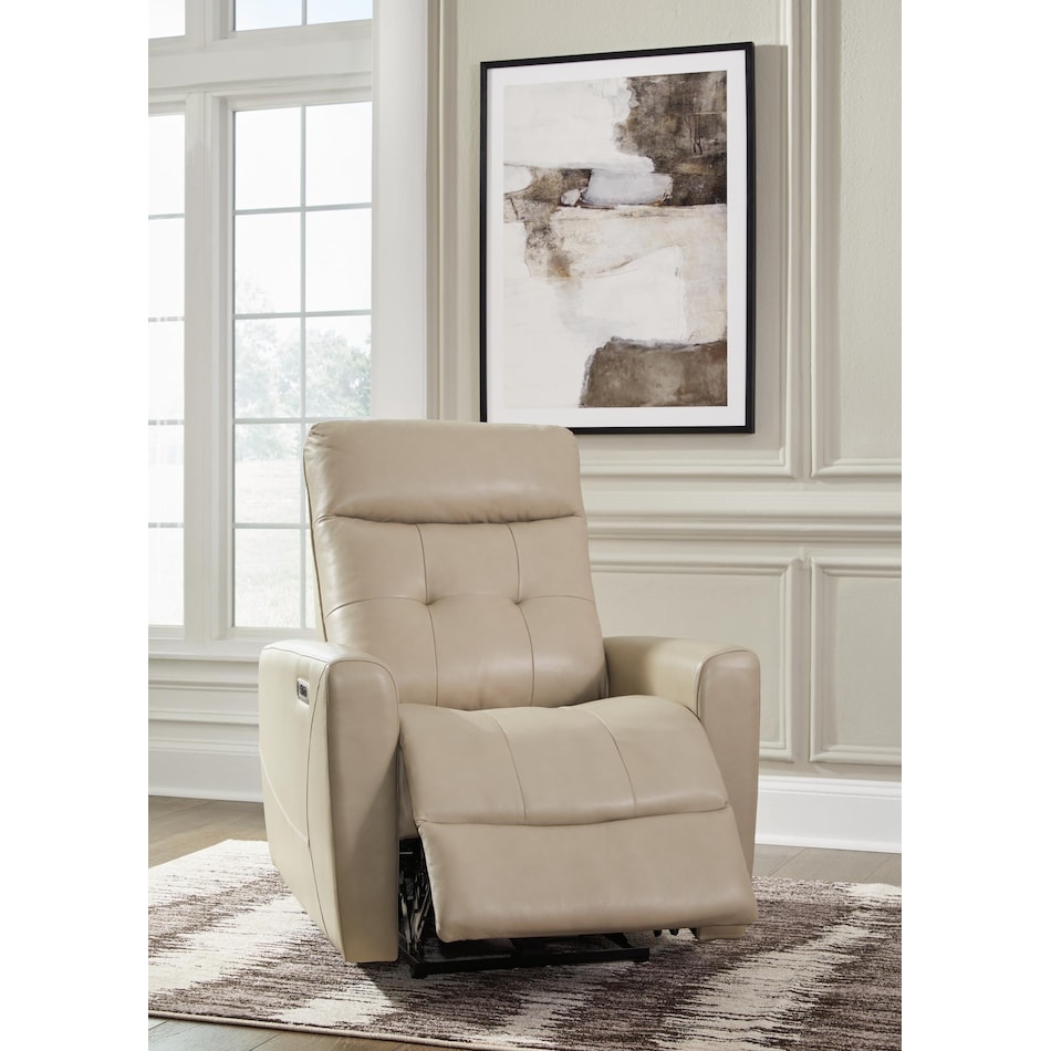 pisgham sand power leather wall recliner   