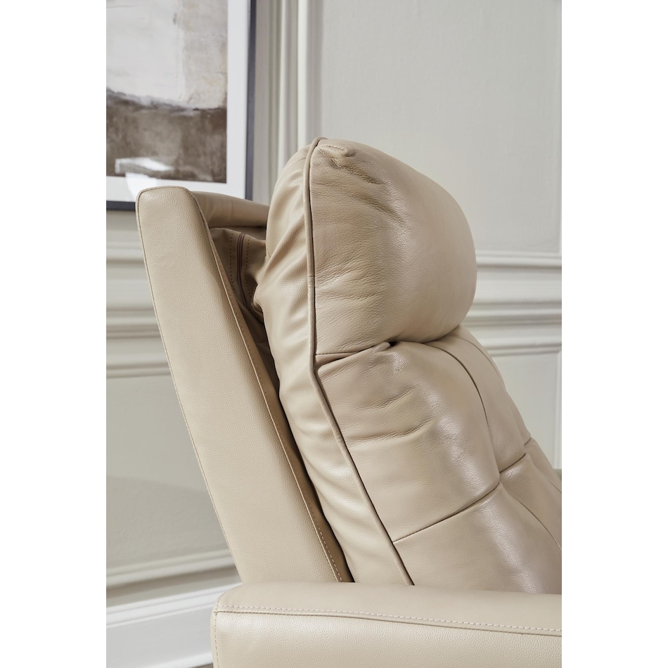 pisgham sand power leather wall recliner   