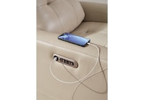 pisgham sand power leather wall recliner   