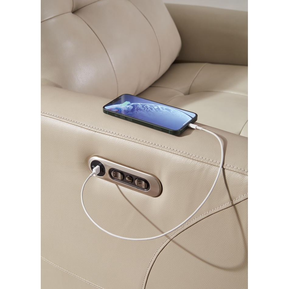 pisgham sand power leather wall recliner   