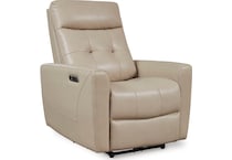 pisgham sand power leather wall recliner   