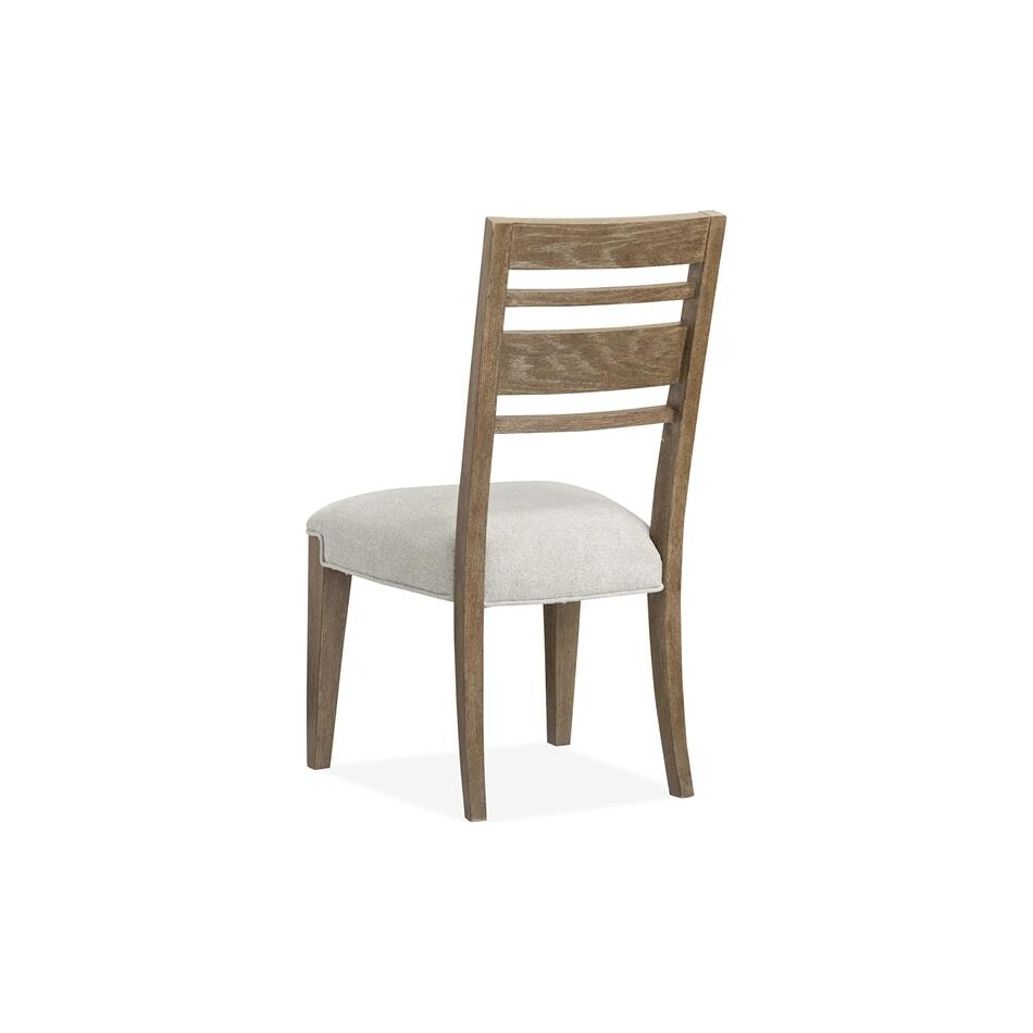 plum creek brown ivory side chair   