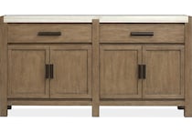 plum creek brown sideboard server   