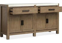 plum creek brown sideboard server   