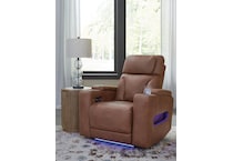 point clear brown power recliner   
