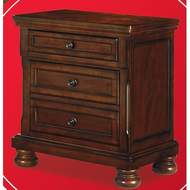 PORTER PANEL BED WITH FREE NIGHTSTAND!