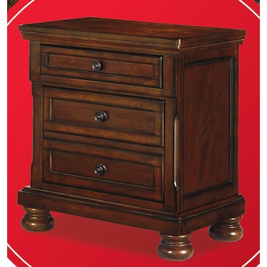 PORTER QUEEN SLEIGH BED WITH FREE NIGHTSTAND!