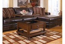 porter cocktail table lift top   