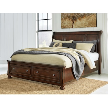 Porter King Sleigh Storage Bed