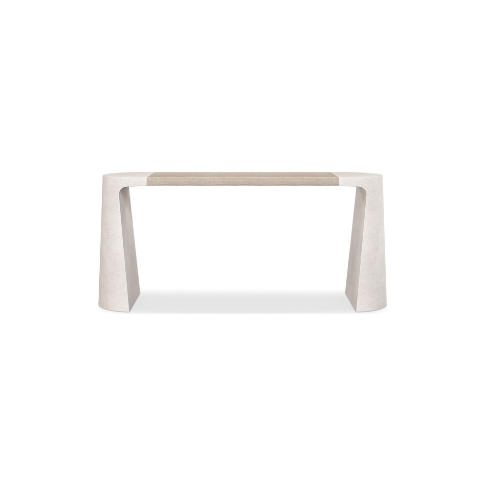 prado antique white console   