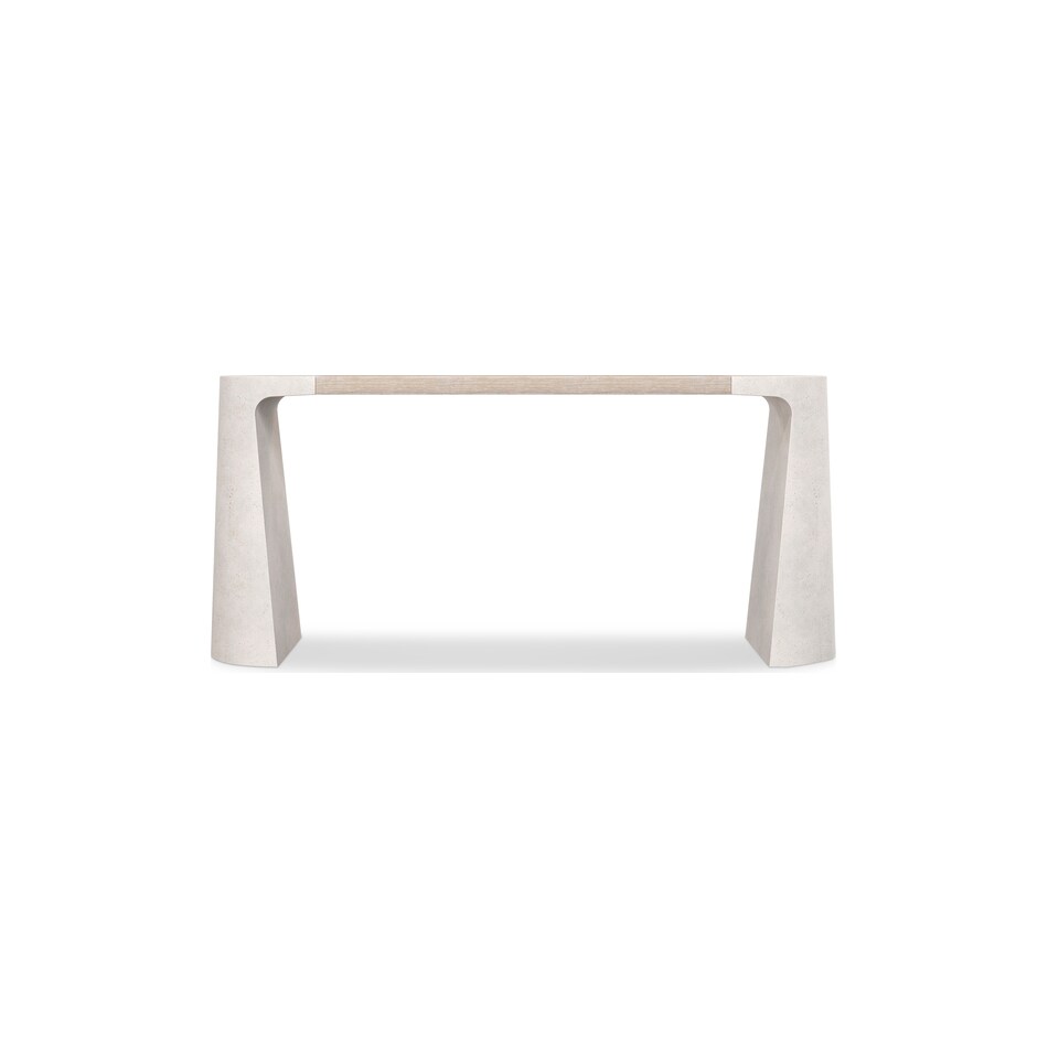 prado antique white console   