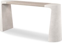 prado antique white console   