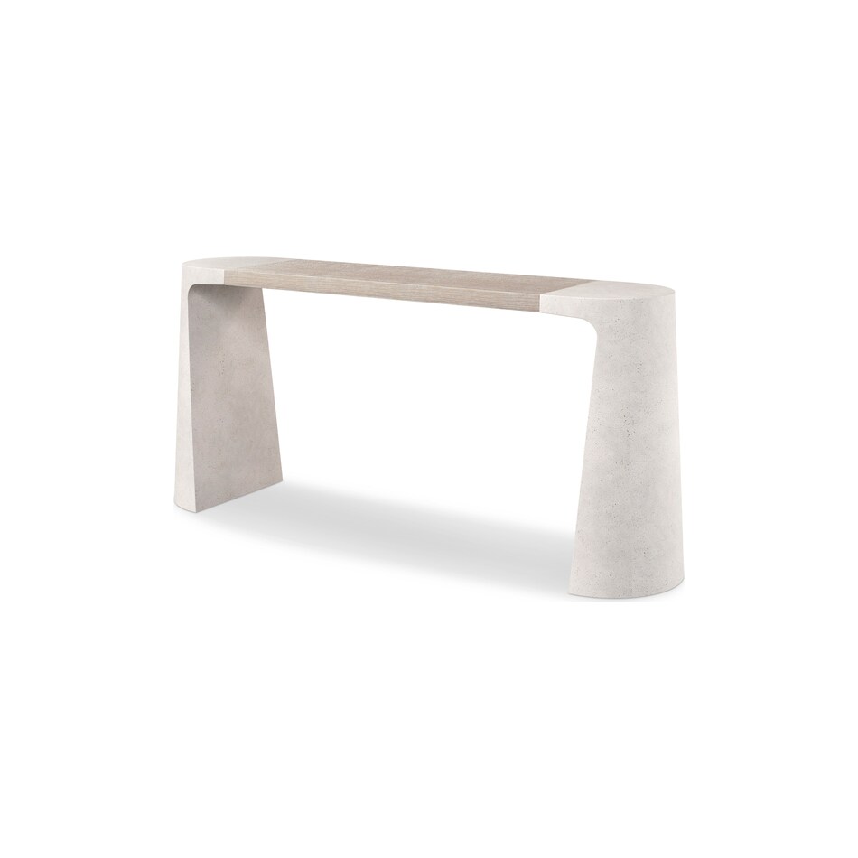 prado antique white console   