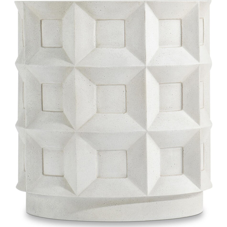 prado buff end table   