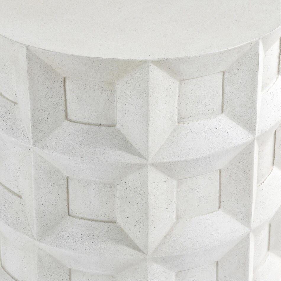 prado buff end table   