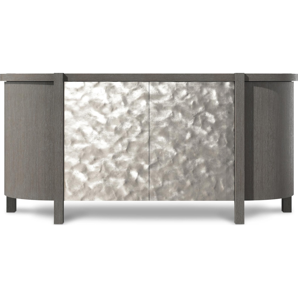 prado silver brown sideboard server   