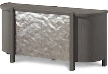 prado silver brown sideboard server   